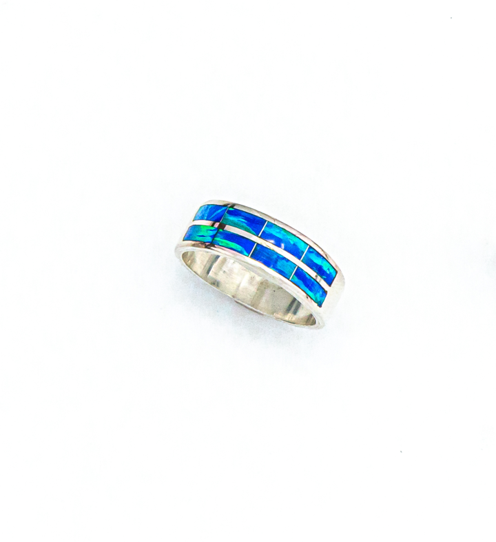 Caribbean Blue Opal Ring #LR136-2R